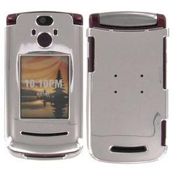 Wireless Emporium, Inc. Motorola RAZR2 V9 Silver Snap-On Protector Case Faceplate