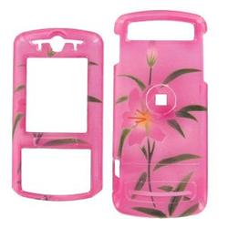 Wireless Emporium, Inc. Motorola RIZR Z3 Trans. Pink Flower Snap-On Protector Case Faceplate