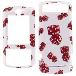 Wireless Emporium, Inc. Motorola RIZR Z6tv Red Dice Snap-On Protective Case