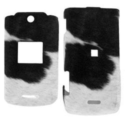 Wireless Emporium, Inc. Motorola W490/W510/W5 Rubberized Cow Skin Snap-On Protector Case Faceplate