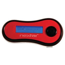 Nextar MA588 1GB Flash MP3 Player - Voice Recorder - 1GB Flash Memory - LCD - Red