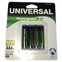 Upgi Nimh Aaa 4pk Battery