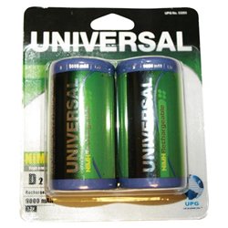 Upgi Nimh D 2pk Battery