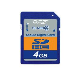 OCZ Technology 4GB Secure Digital High Capacity (SDHC) Card - (Class 4) - 4 GB