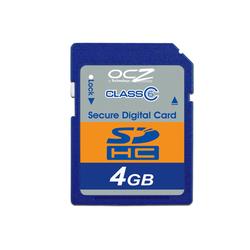 OCZ Technology 4GB Secure Digital High Capacity (SDHC) Card - (Class 6) - 4 GB