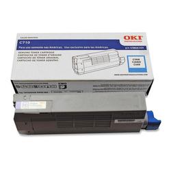 OKIDATA Oki Cyan Toner Cartridge For C710 Series Printers - Cyan