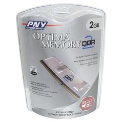 PNY MEMORY PNY Optima 2GB DDR2 SDRAM Memory Module - 2GB - 667MHz DDR2-667/PC2-5300 - DDR2 SDRAM - 240-pin DIMM