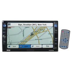 Pyle 6.5'' Double Din Motorized Touch Screen TFT-LCD Monitorw/AM/FM Radio, CD/DVD/MP3/MMC Reader & G