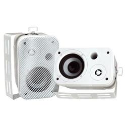 PylePro 3.5 Indoor/Outdoor Waterproof Speakers (White)