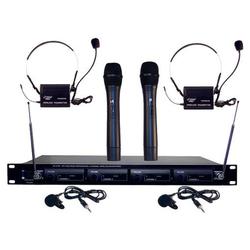 PylePro 4 Mic VHF Wireless Microphone System (PDWM4300)