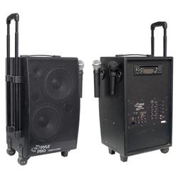 PylePro 500W UHF Wireless Battery Powered PA System w/ CD