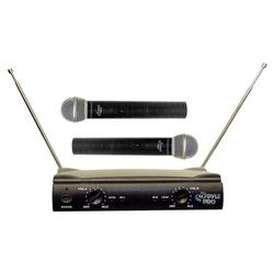 PylePro Dual VHF Wireless Microphone System (PDWM2500)