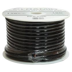 Pyramid 4 Gauge Black Ground Wire 25 ft. OFC