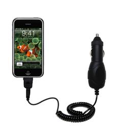 Gomadic Rapid Car / Auto Charger for the Apple iPhone - Brand w/ TipExchange Technology