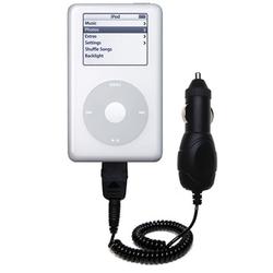 Gomadic Rapid Car / Auto Charger for the Apple iPod 4G 20GB - Brand w/ TipExchange Technology