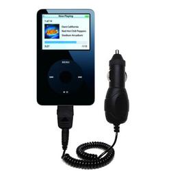 Gomadic Rapid Car / Auto Charger for the Apple iPod 80GB - Brand w/ TipExchange Technology