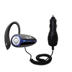 Gomadic Rapid Car / Auto Charger for the BlueAnt X3 micro - Brand w/ TipExchange Technology