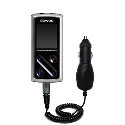 Gomadic Rapid Car / Auto Charger for the Cowon iAudio 6 - Brand w/ TipExchange Technology
