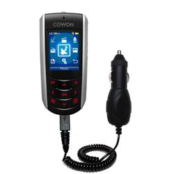 Gomadic Rapid Car / Auto Charger for the Cowon iAudio F2 - Brand w/ TipExchange Technology