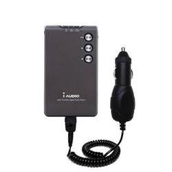 Gomadic Rapid Car / Auto Charger for the Cowon iAudio M3 - Brand w/ TipExchange Technology