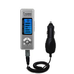 Gomadic Rapid Car / Auto Charger for the Cowon iAudio U2 - Brand w/ TipExchange Technology