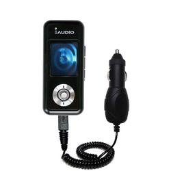Gomadic Rapid Car / Auto Charger for the Cowon iAudio U3 - Brand w/ TipExchange Technology