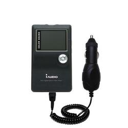 Gomadic Rapid Car / Auto Charger for the Cowon iAudio X5 - Brand w/ TipExchange Technology