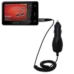 Gomadic Rapid Car / Auto Charger for the Creative Zen 16GB - Brand w/ TipExchange Technology