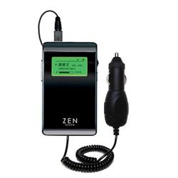 Gomadic Rapid Car / Auto Charger for the Creative Zen Neeon - Brand w/ TipExchange Technology