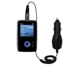 Gomadic Rapid Car / Auto Charger for the Creative Zen V - Brand w/ TipExchange Technology