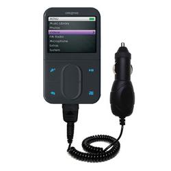 Gomadic Rapid Car / Auto Charger for the Creative Zen Vision M 60GB - Brand w/ TipExchange Technolog