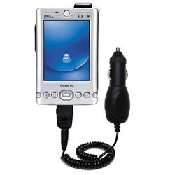 Gomadic Rapid Car / Auto Charger for the Dell Axim x3i - Brand w/ TipExchange Technology