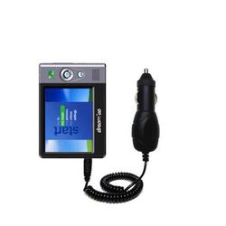 Gomadic Rapid Car / Auto Charger for the Dreameo Enza 20GB - Brand w/ TipExchange Technology