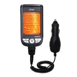 Gomadic Rapid Car / Auto Charger for the ETEN M600 - Brand w/ TipExchange Technology