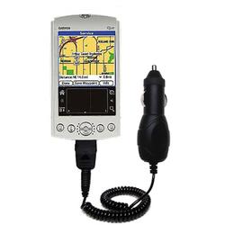 Gomadic Rapid Car / Auto Charger for the Garmin iQue 3200 - Brand w/ TipExchange Technology