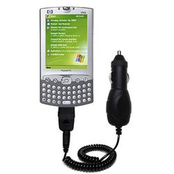 Gomadic Rapid Car / Auto Charger for the HP iPAQ h4355 - Brand w/ TipExchange Technology