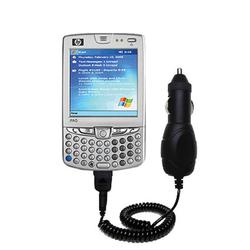 Gomadic Rapid Car / Auto Charger for the HP iPAQ hw6515a - Brand w/ TipExchange Technology