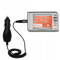 Gomadic Rapid Car / Auto Charger for the HP iPAQ rx4200 - Brand w/ TipExchange Technology