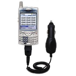 Gomadic Rapid Car / Auto Charger for the Handspring Treo 650 - Brand w/ TipExchange Technology