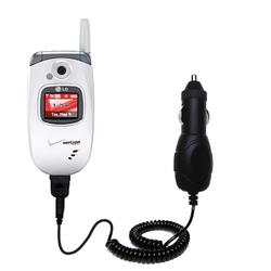 Gomadic Rapid Car / Auto Charger for the LG UX245 - Brand w/ TipExchange Technology