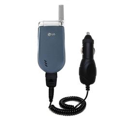 Gomadic Rapid Car / Auto Charger for the LG VX3200 - Brand w/ TipExchange Technology