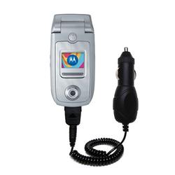 Gomadic Rapid Car / Auto Charger for the Motorola A668 - Brand w/ TipExchange Technology