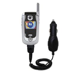 Gomadic Rapid Car / Auto Charger for the Motorola A840 - Brand w/ TipExchange Technology