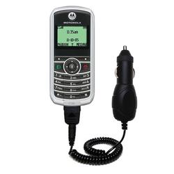 Gomadic Rapid Car / Auto Charger for the Motorola C118 - Brand w/ TipExchange Technology