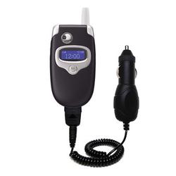 Gomadic Rapid Car / Auto Charger for the Motorola E550 - Brand w/ TipExchange Technology