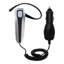 Gomadic Rapid Car / Auto Charger for the Plantronics Discovery 655 - Brand w/ TipExchange Technology
