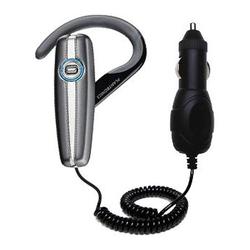 Gomadic Rapid Car / Auto Charger for the Plantronics Explorer 330 - Brand w/ TipExchange Technology