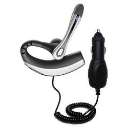 Gomadic Rapid Car / Auto Charger for the Plantronics Voyager 510 - Brand w/ TipExchange Technology
