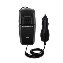 Gomadic Rapid Car / Auto Charger for the Samsung Bluetooth Headset WEP 200 - Brand w/ TipExchange Te