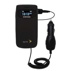 Gomadic Rapid Car / Auto Charger for the Samsung M610 - Brand w/ TipExchange Technology